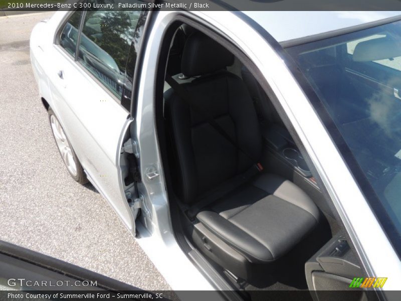 Palladium Silver Metallic / Black 2010 Mercedes-Benz C 300 Luxury