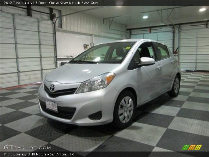 Classic Silver Metallic / Ash Gray 2012 Toyota Yaris L 5 Door