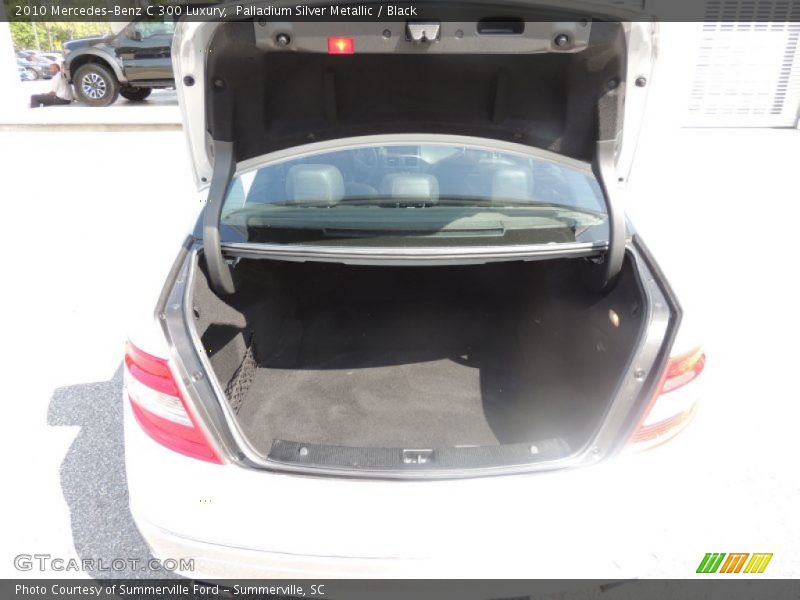 Palladium Silver Metallic / Black 2010 Mercedes-Benz C 300 Luxury