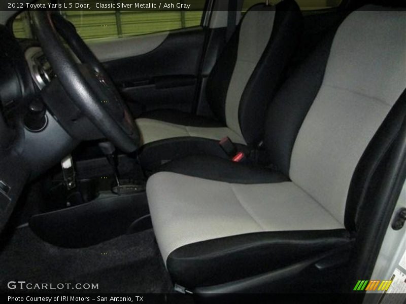 Classic Silver Metallic / Ash Gray 2012 Toyota Yaris L 5 Door