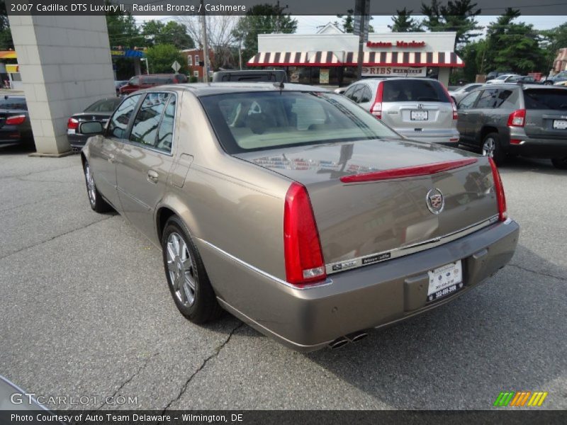 Radiant Bronze / Cashmere 2007 Cadillac DTS Luxury II
