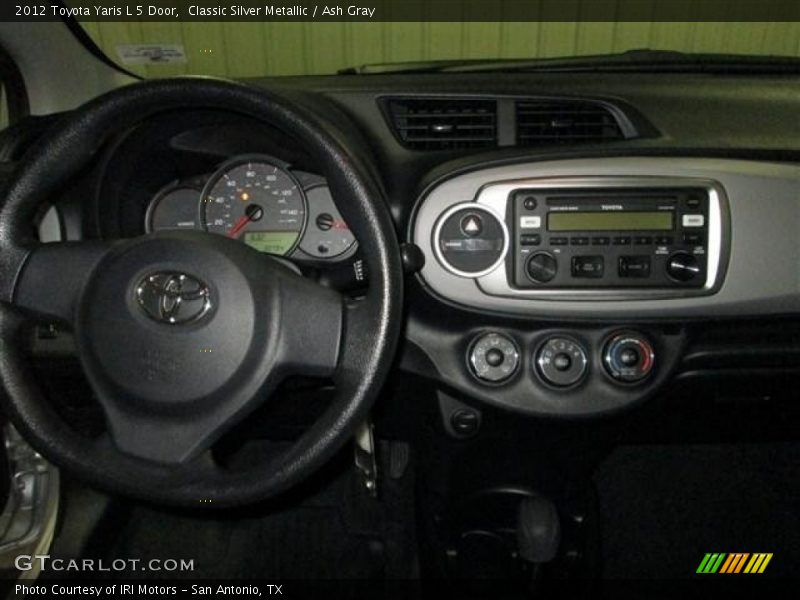 Classic Silver Metallic / Ash Gray 2012 Toyota Yaris L 5 Door