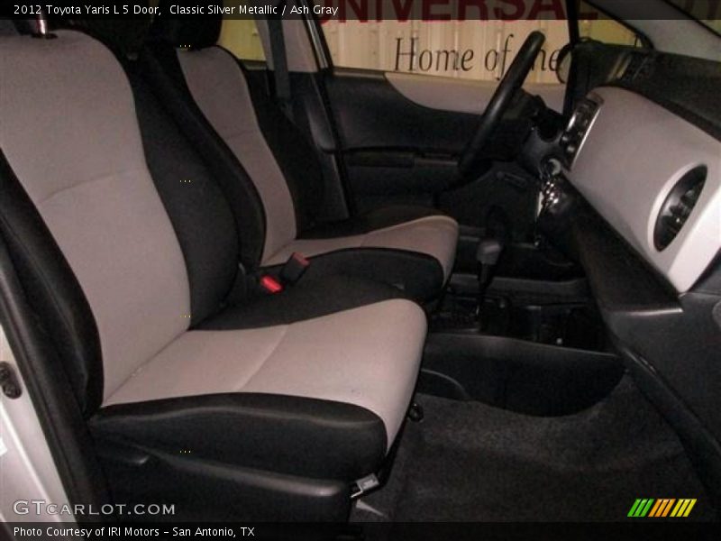 Classic Silver Metallic / Ash Gray 2012 Toyota Yaris L 5 Door