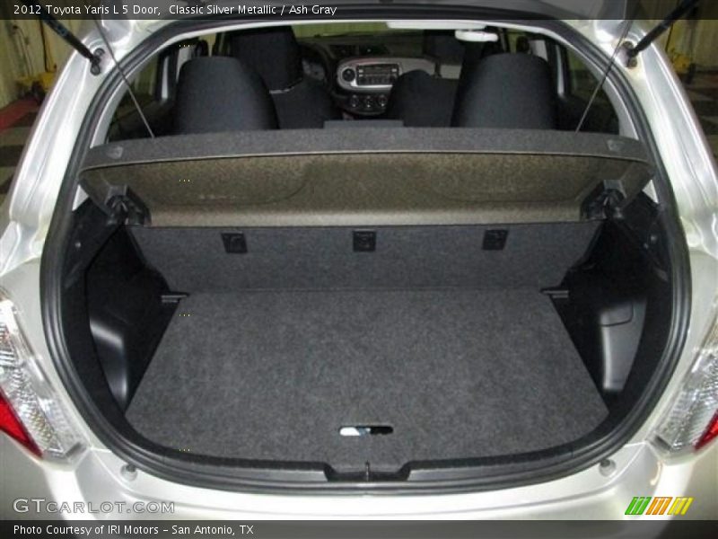 Classic Silver Metallic / Ash Gray 2012 Toyota Yaris L 5 Door