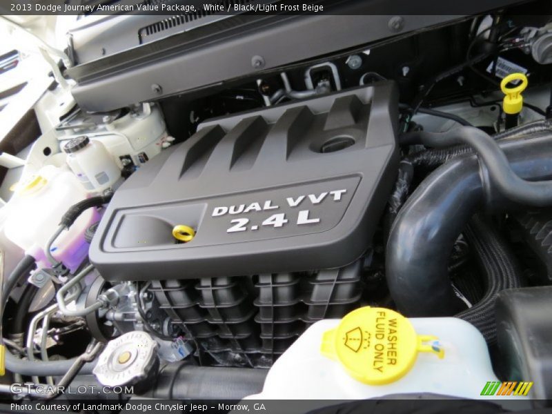 White / Black/Light Frost Beige 2013 Dodge Journey American Value Package