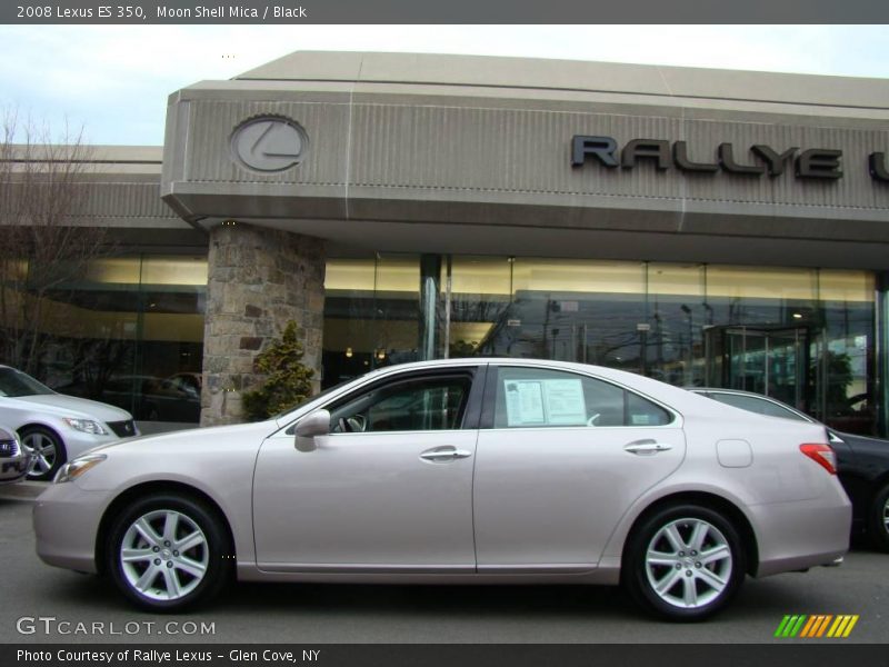 Moon Shell Mica / Black 2008 Lexus ES 350