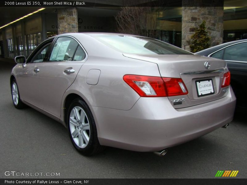 Moon Shell Mica / Black 2008 Lexus ES 350