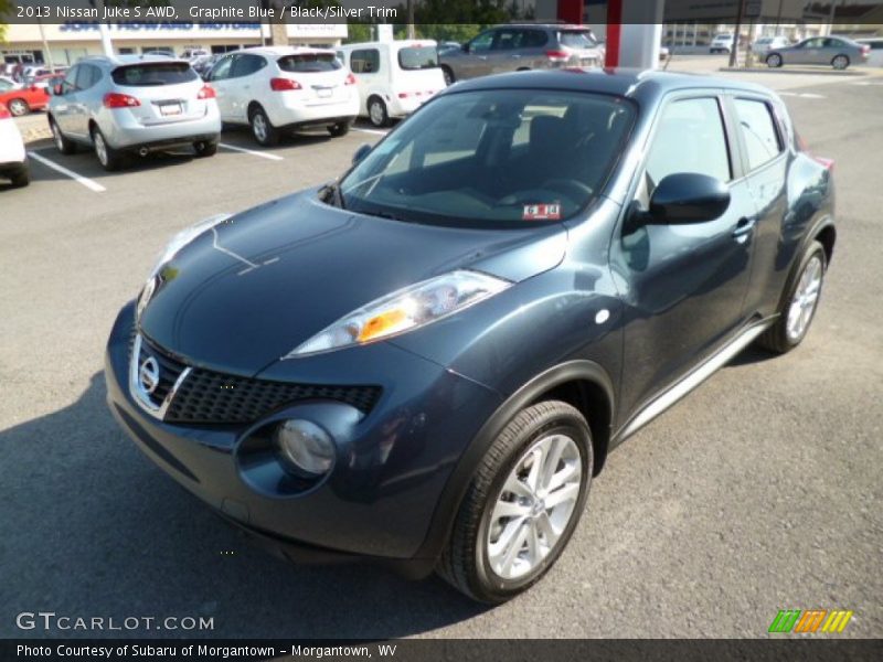 Graphite Blue / Black/Silver Trim 2013 Nissan Juke S AWD