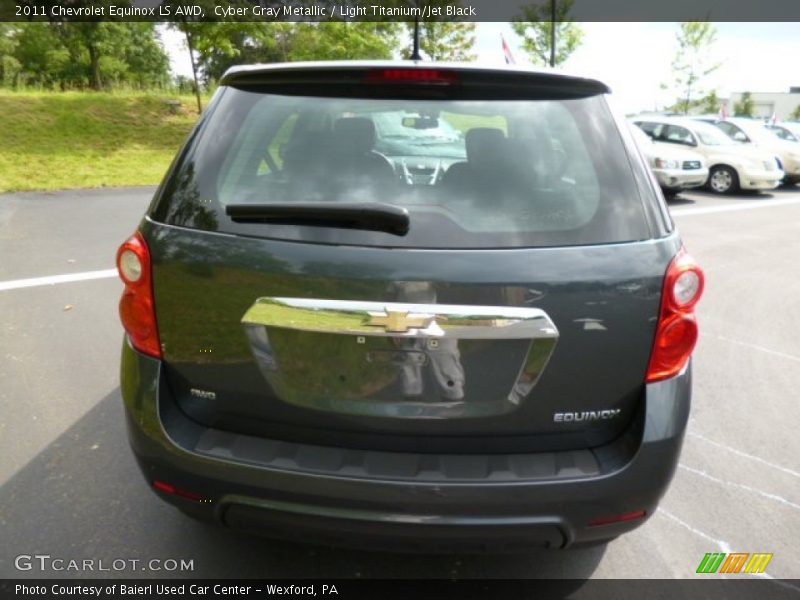 Cyber Gray Metallic / Light Titanium/Jet Black 2011 Chevrolet Equinox LS AWD