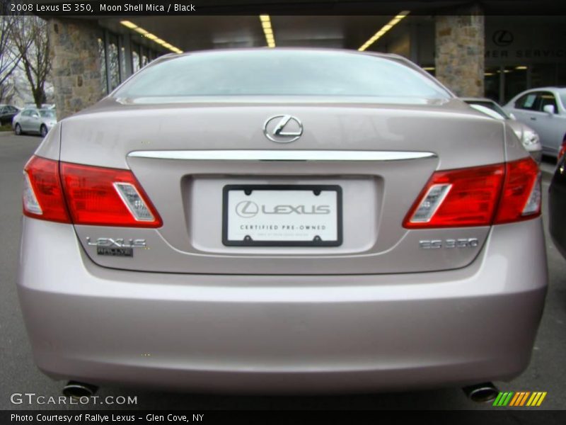 Moon Shell Mica / Black 2008 Lexus ES 350