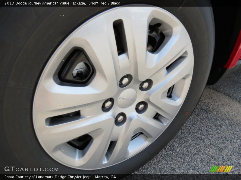 Bright Red / Black 2013 Dodge Journey American Value Package