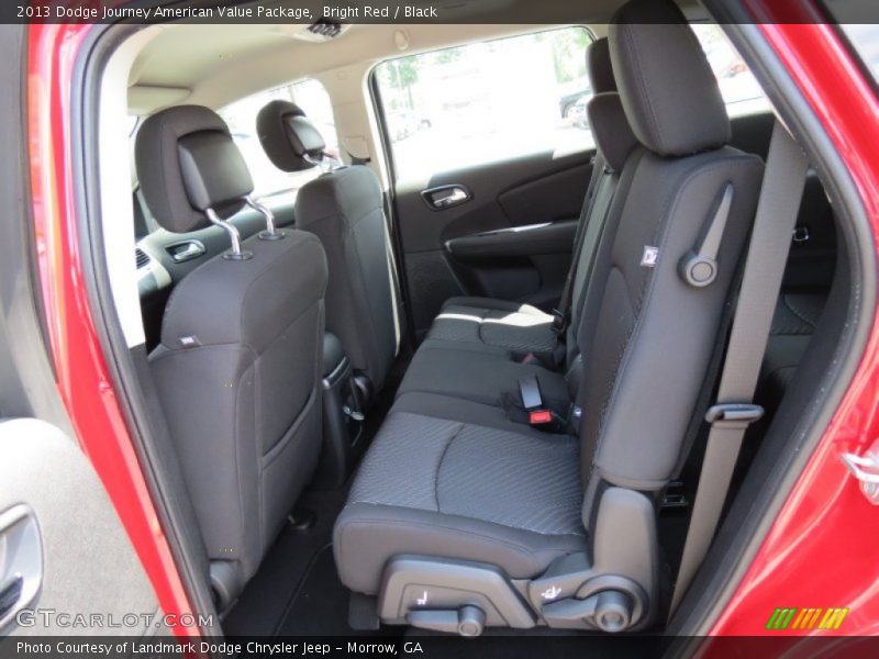 Bright Red / Black 2013 Dodge Journey American Value Package