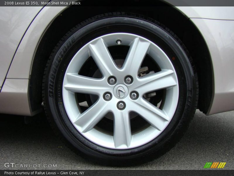 Moon Shell Mica / Black 2008 Lexus ES 350
