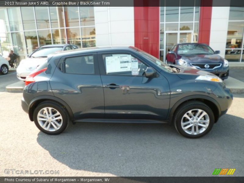 Graphite Blue / Black/Silver Trim 2013 Nissan Juke S AWD
