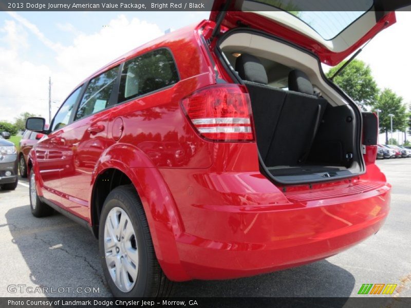 Bright Red / Black 2013 Dodge Journey American Value Package