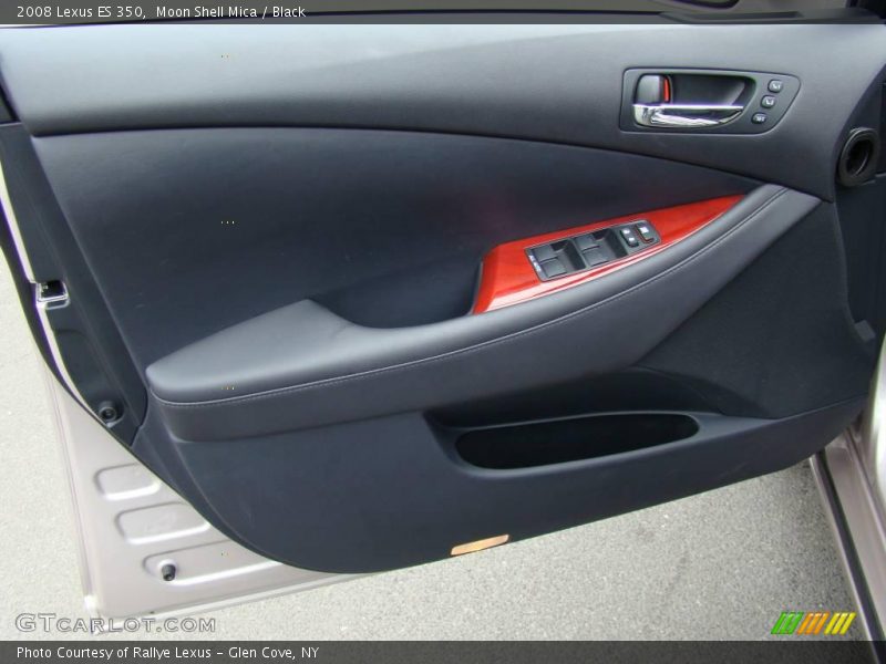 Moon Shell Mica / Black 2008 Lexus ES 350