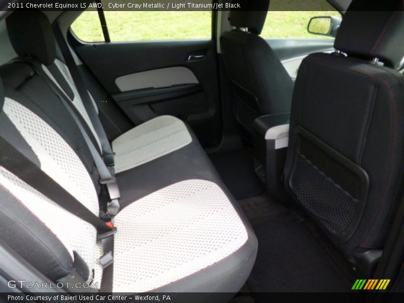 Cyber Gray Metallic / Light Titanium/Jet Black 2011 Chevrolet Equinox LS AWD