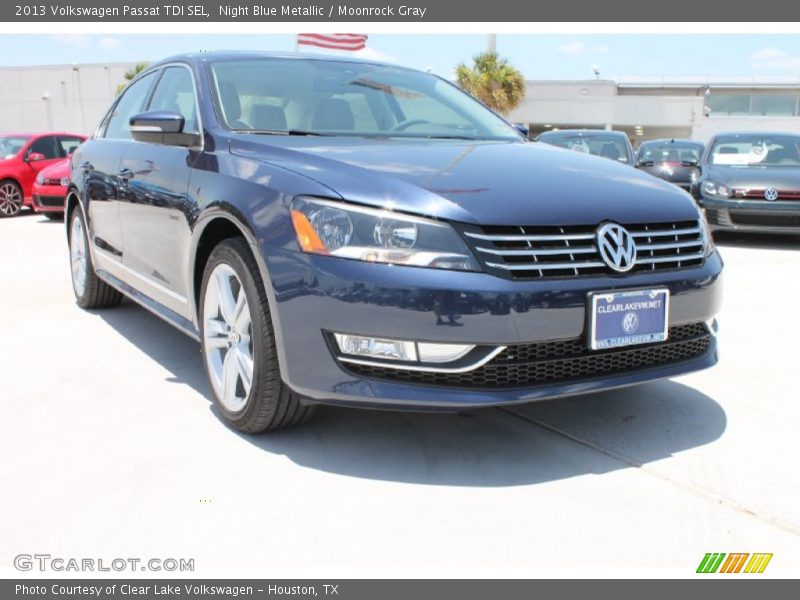 Night Blue Metallic / Moonrock Gray 2013 Volkswagen Passat TDI SEL