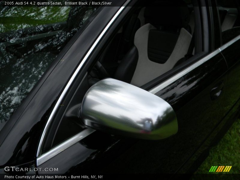 Brilliant Black / Black/Silver 2005 Audi S4 4.2 quattro Sedan