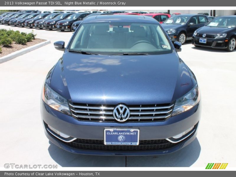 Night Blue Metallic / Moonrock Gray 2013 Volkswagen Passat TDI SEL