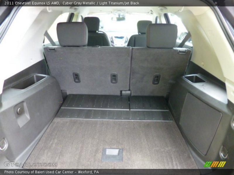 Cyber Gray Metallic / Light Titanium/Jet Black 2011 Chevrolet Equinox LS AWD