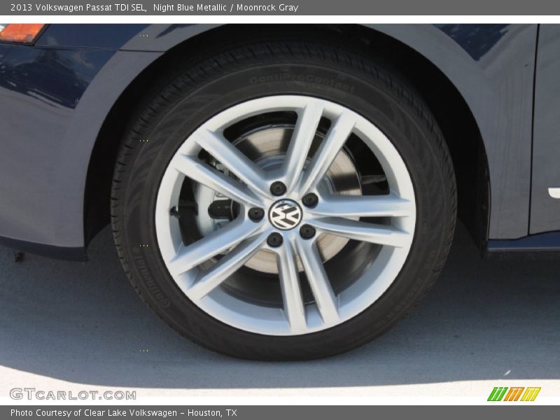 Night Blue Metallic / Moonrock Gray 2013 Volkswagen Passat TDI SEL