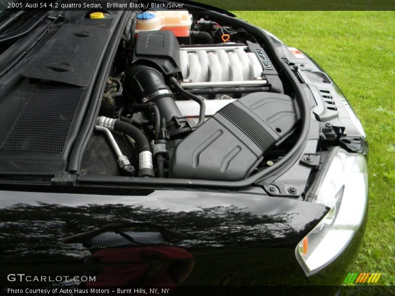 Brilliant Black / Black/Silver 2005 Audi S4 4.2 quattro Sedan