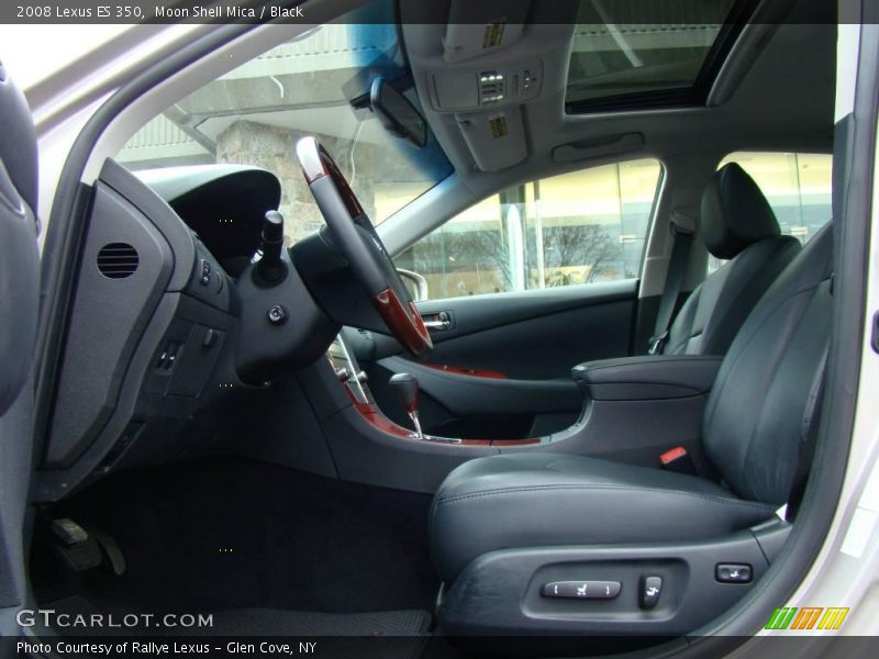 Moon Shell Mica / Black 2008 Lexus ES 350
