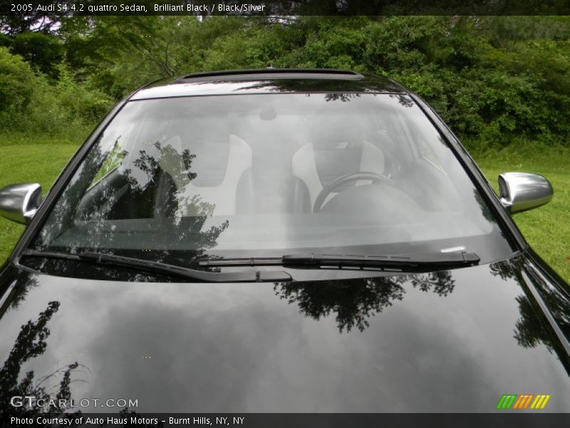 Brilliant Black / Black/Silver 2005 Audi S4 4.2 quattro Sedan