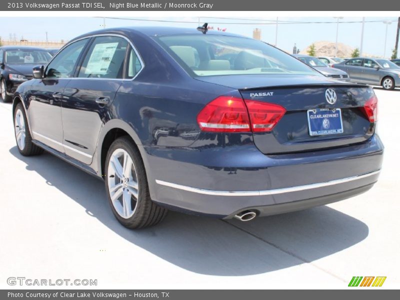 Night Blue Metallic / Moonrock Gray 2013 Volkswagen Passat TDI SEL