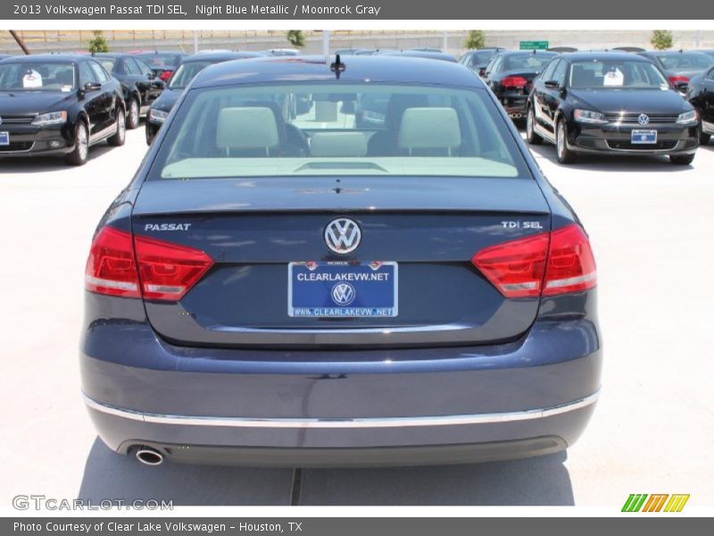 Night Blue Metallic / Moonrock Gray 2013 Volkswagen Passat TDI SEL