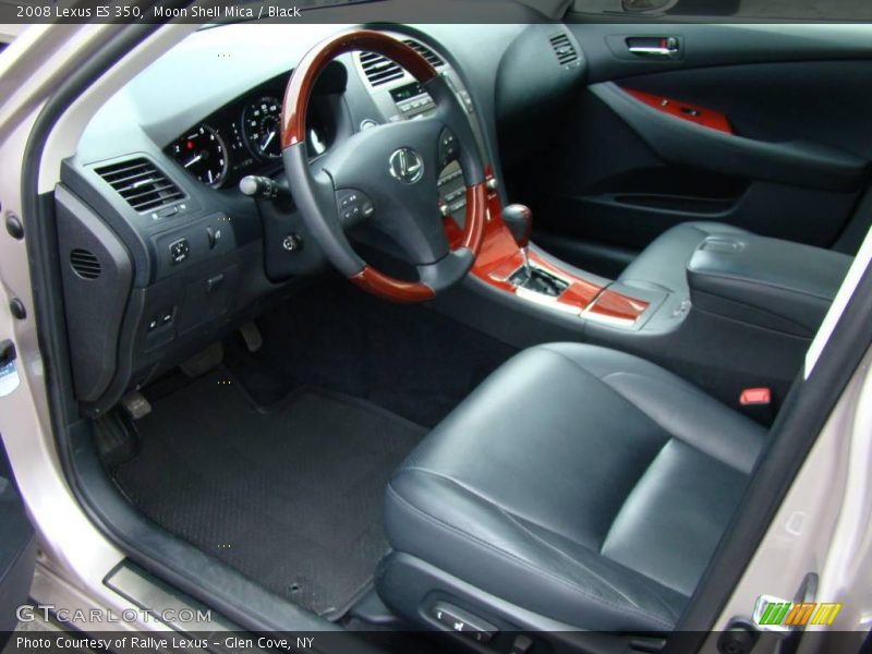 Moon Shell Mica / Black 2008 Lexus ES 350