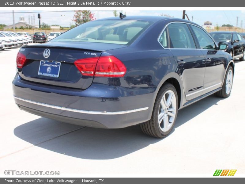 Night Blue Metallic / Moonrock Gray 2013 Volkswagen Passat TDI SEL