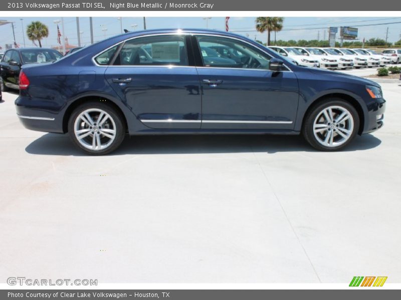 Night Blue Metallic / Moonrock Gray 2013 Volkswagen Passat TDI SEL