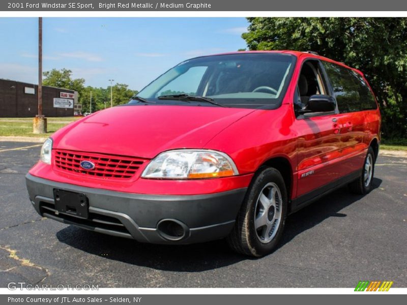 Bright Red Metallic / Medium Graphite 2001 Ford Windstar SE Sport
