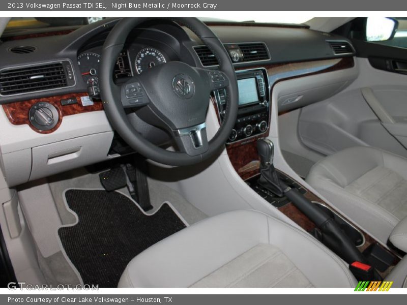 Night Blue Metallic / Moonrock Gray 2013 Volkswagen Passat TDI SEL