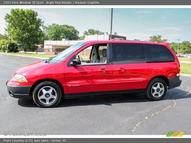 Bright Red Metallic / Medium Graphite 2001 Ford Windstar SE Sport