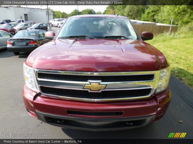 Deep Ruby Red Metallic / Ebony 2009 Chevrolet Silverado 1500 LTZ Crew Cab 4x4