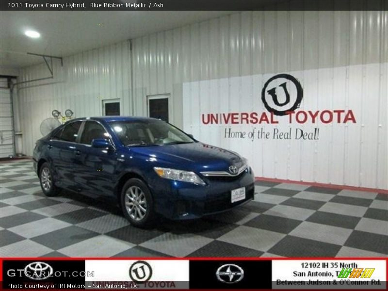 Blue Ribbon Metallic / Ash 2011 Toyota Camry Hybrid