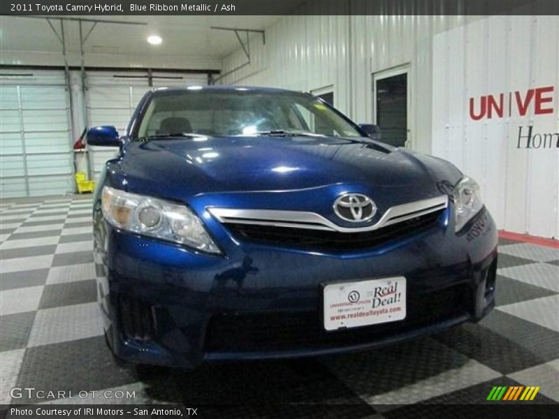 Blue Ribbon Metallic / Ash 2011 Toyota Camry Hybrid