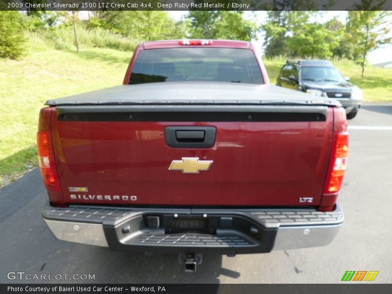 Deep Ruby Red Metallic / Ebony 2009 Chevrolet Silverado 1500 LTZ Crew Cab 4x4