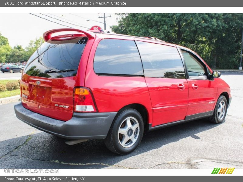 Bright Red Metallic / Medium Graphite 2001 Ford Windstar SE Sport