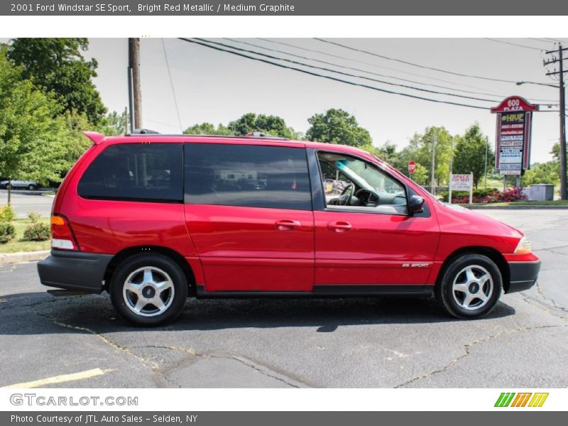 Bright Red Metallic / Medium Graphite 2001 Ford Windstar SE Sport