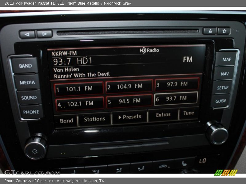 Night Blue Metallic / Moonrock Gray 2013 Volkswagen Passat TDI SEL