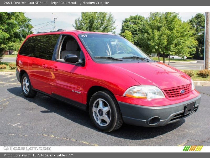 Bright Red Metallic / Medium Graphite 2001 Ford Windstar SE Sport