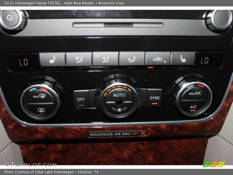 Night Blue Metallic / Moonrock Gray 2013 Volkswagen Passat TDI SEL