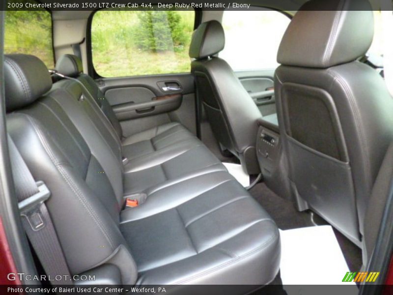 Deep Ruby Red Metallic / Ebony 2009 Chevrolet Silverado 1500 LTZ Crew Cab 4x4