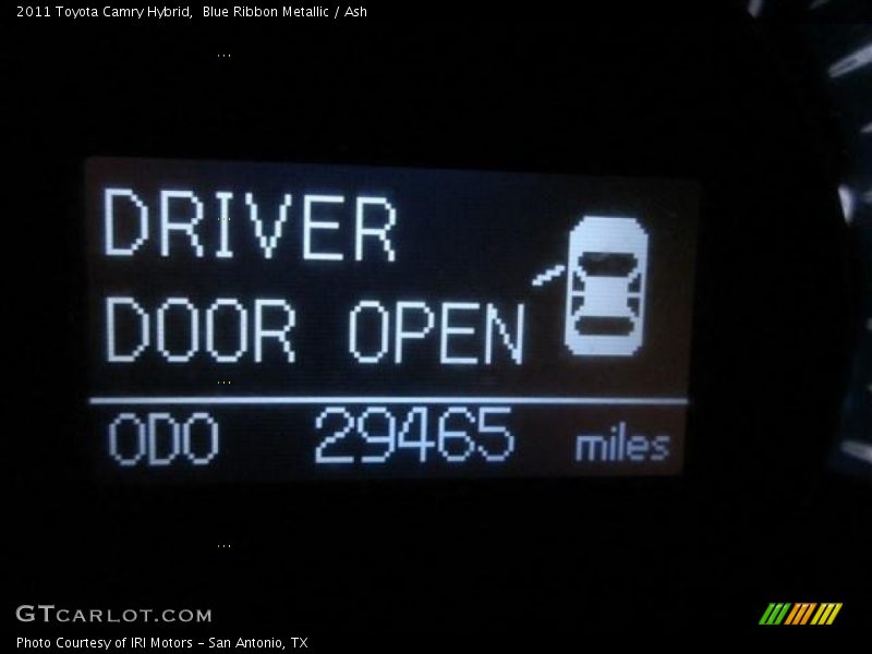 Blue Ribbon Metallic / Ash 2011 Toyota Camry Hybrid