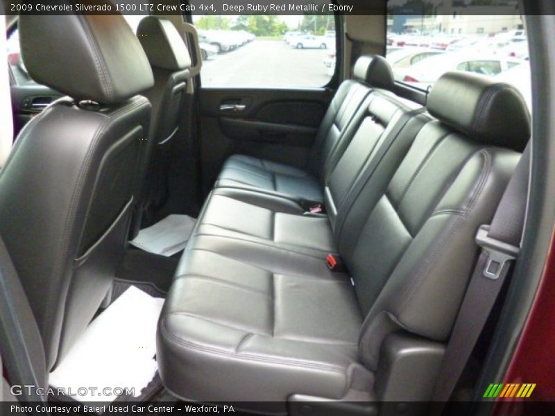 Deep Ruby Red Metallic / Ebony 2009 Chevrolet Silverado 1500 LTZ Crew Cab 4x4