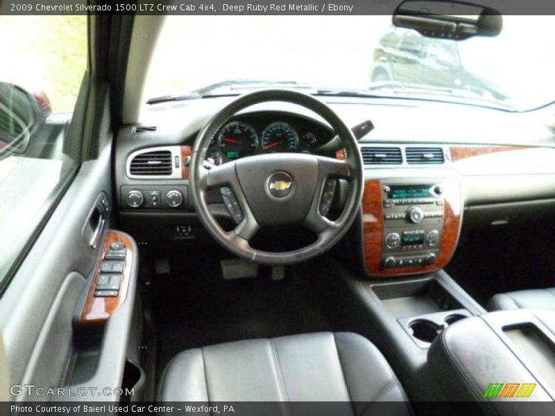 Deep Ruby Red Metallic / Ebony 2009 Chevrolet Silverado 1500 LTZ Crew Cab 4x4